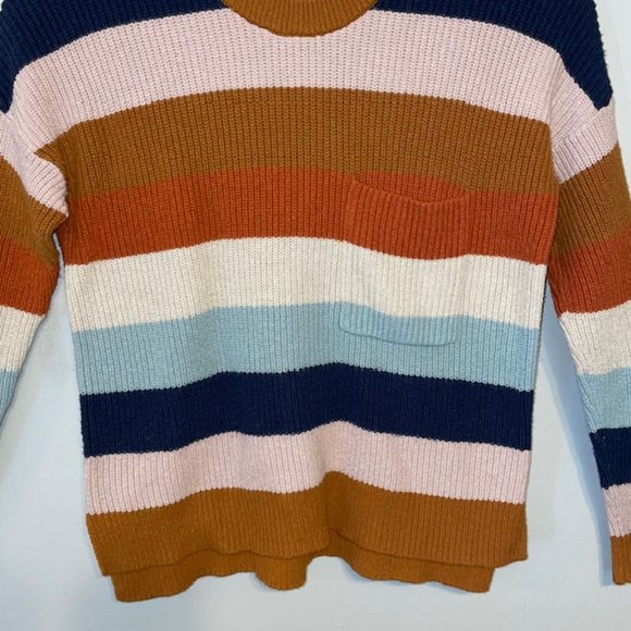 Madewell Striped Thompson Pocket Sweater - Picture 5 of 9